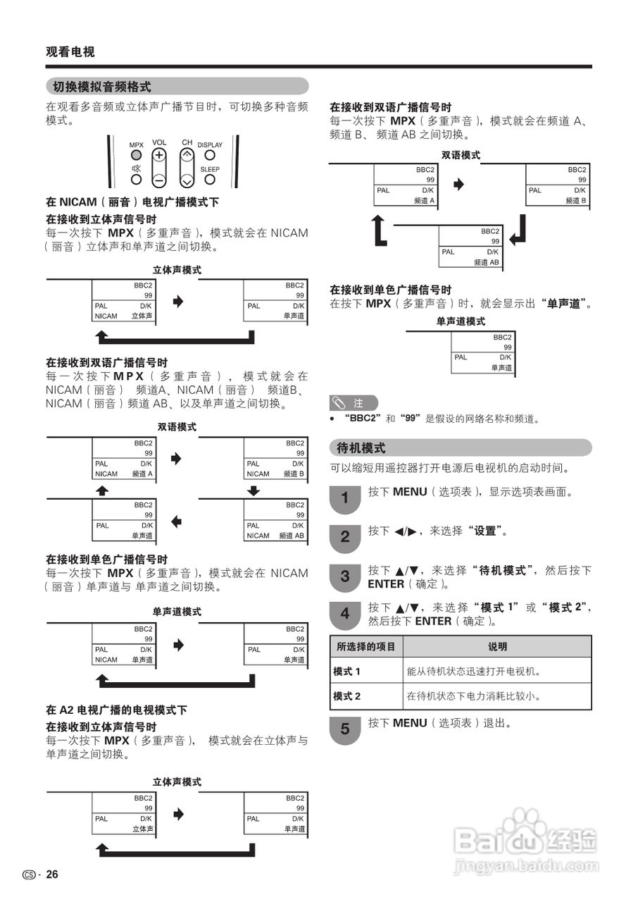SHARP LCD-46A63/46F63液晶彩色电视机使用说明书:[3]