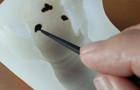 抖音网红3D沙皮狗-巧克力慕斯的做法（蛋黄版）