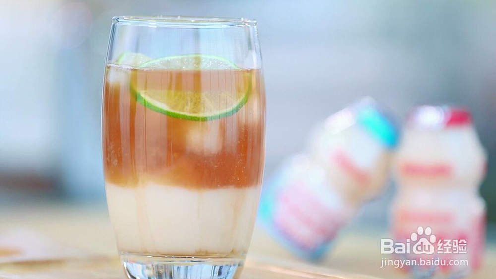 忍不住流口水的酒酿养乐多红茶