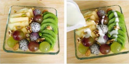 坚果水果酸奶沙拉怎么做