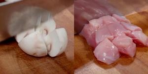 家常小炒菜鸡肉炒口蘑怎么做？
