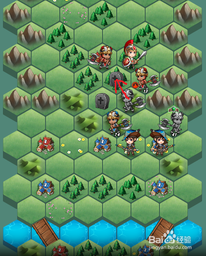 (legion war)军团战棋 人族 第三关 攻略