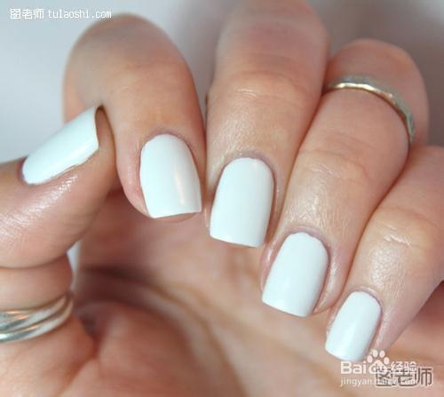 斑纹图案美甲diy教程