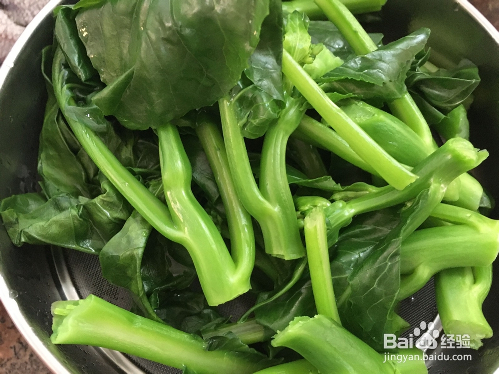 火腿炒芥菜的做法