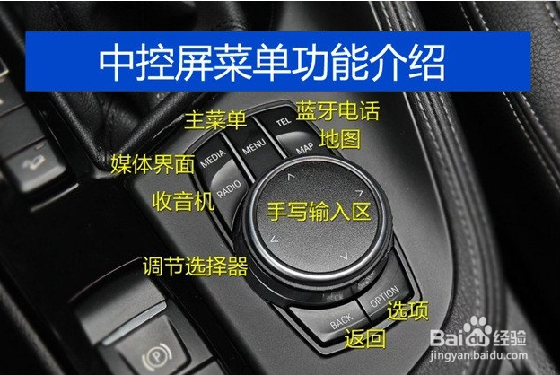 2021款宝马x1车内功能键图解