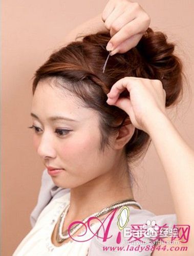 简单韩式盘发优雅秒杀高富帅