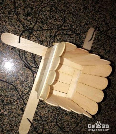 手工制作--雪糕棍吊饰花圃