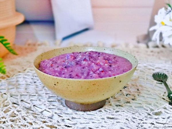 紫薯藜麦小米粥