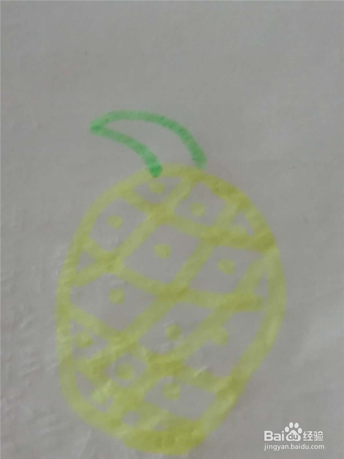 怎样画菠萝简笔画