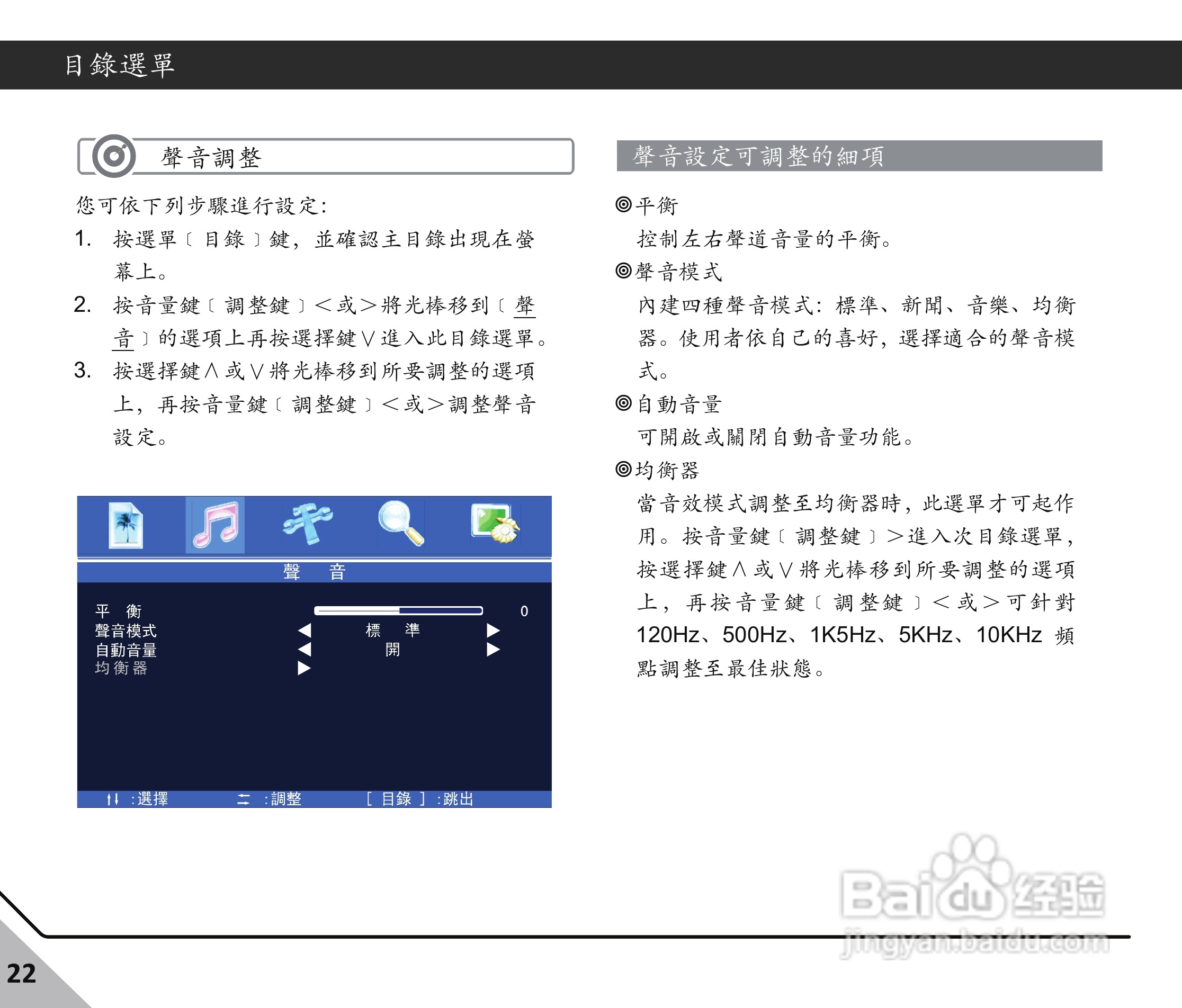 声宝LM-24S6P多媒体液晶显示器使用说明书:[3]