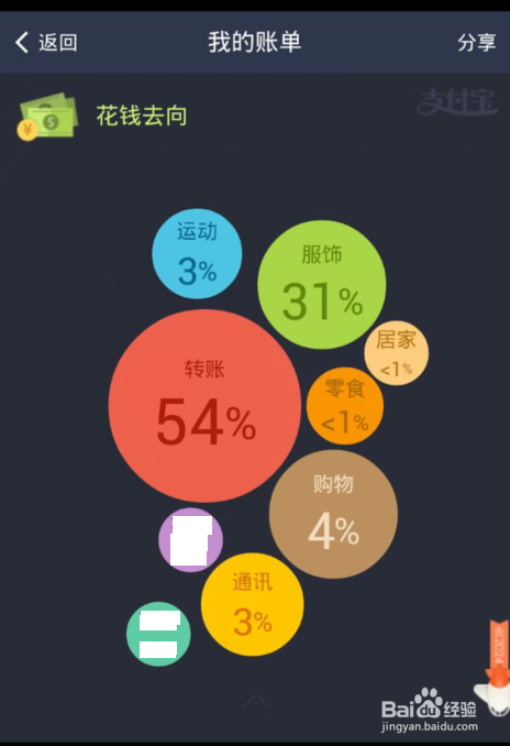 支付宝10年账单怎么看
