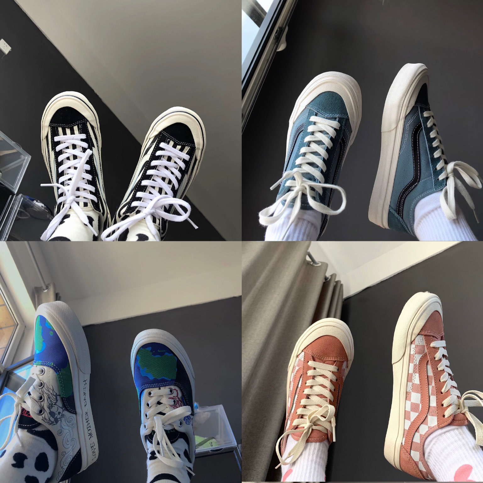 四双适合秋天锁死🉐️Vans板鞋合集