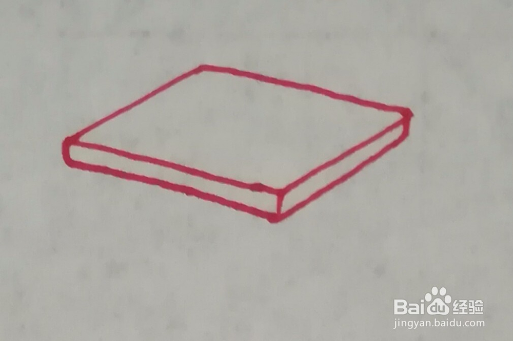 笔记本电脑简笔画怎么画，用几何形概括简单易学