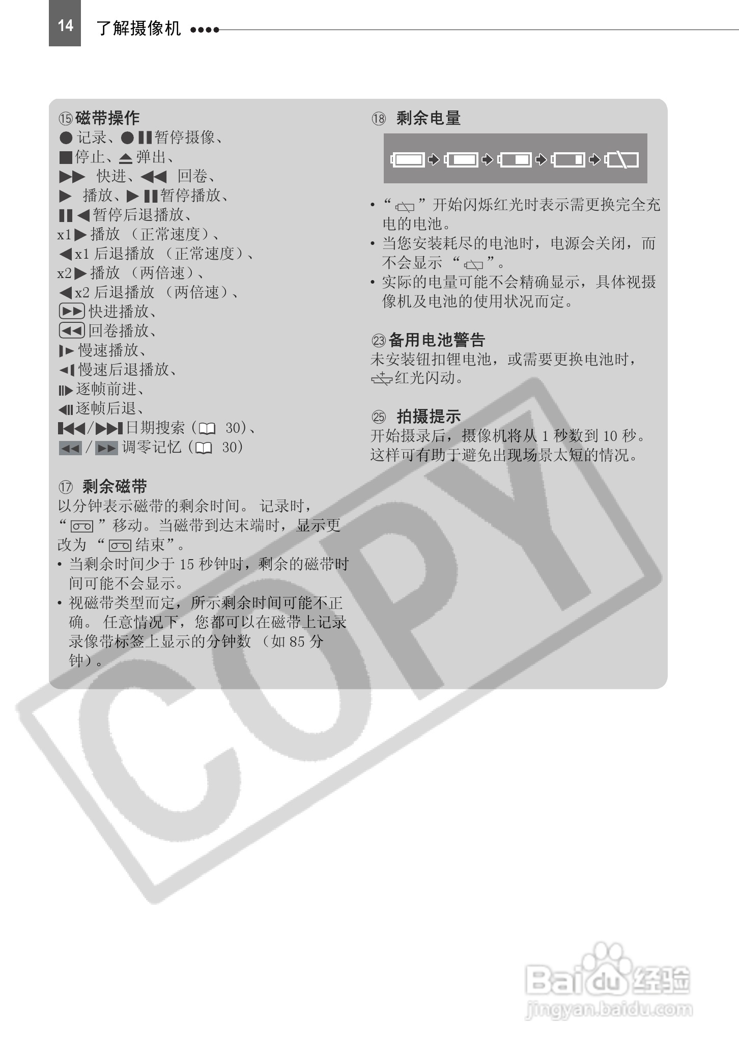 佳能MD150数码摄相机使用说明书:[2]
