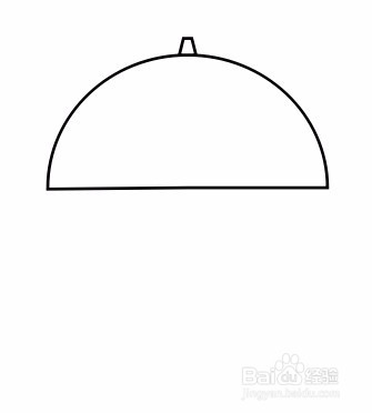 画雨伞的简笔画