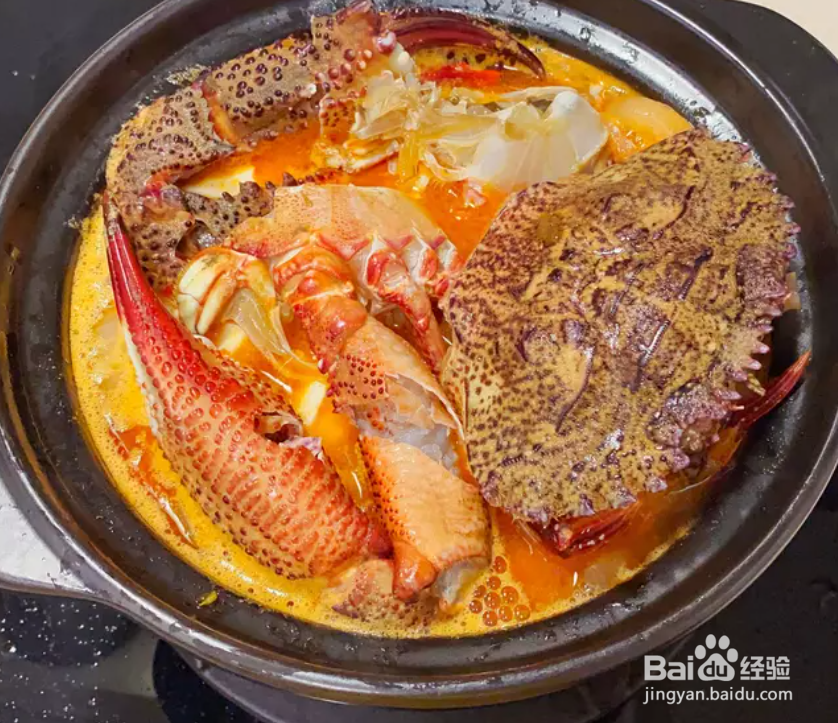 韩式石蟹豆腐锅（辣味石蟹豆腐煲）