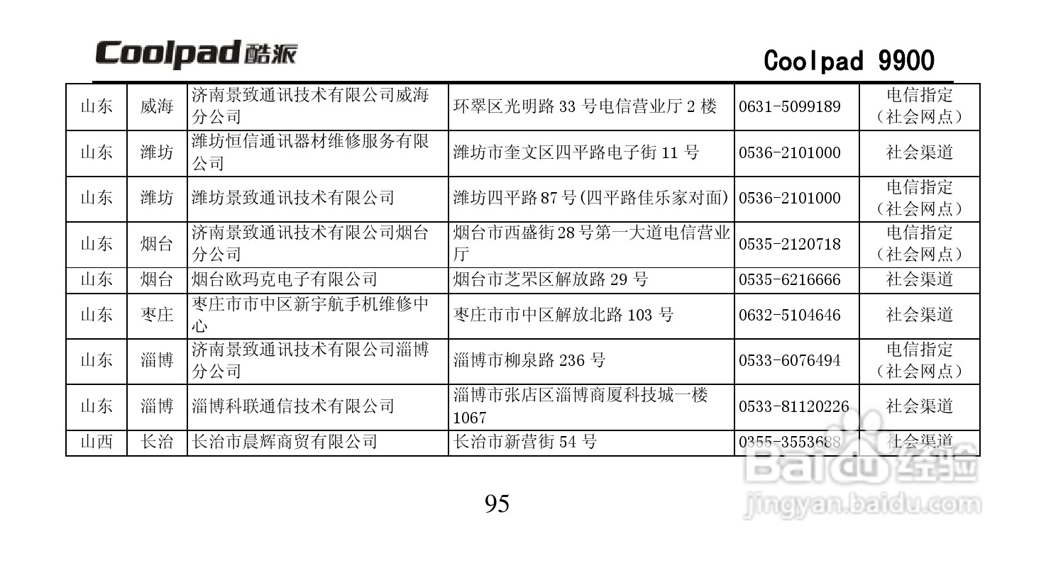 酷派Coolpad 9900手机使用说明书:[11]