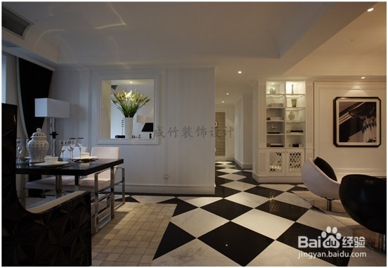 如何打造黑白配时尚家装