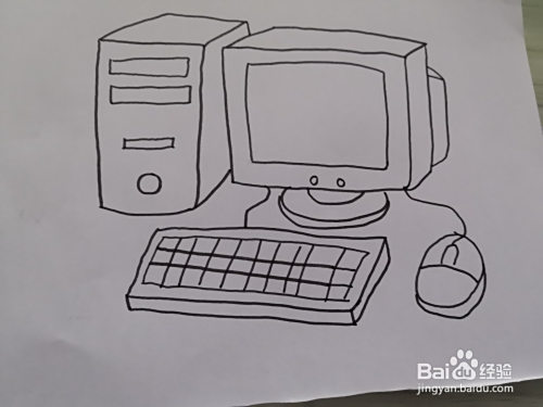 简笔画电脑简单又好看