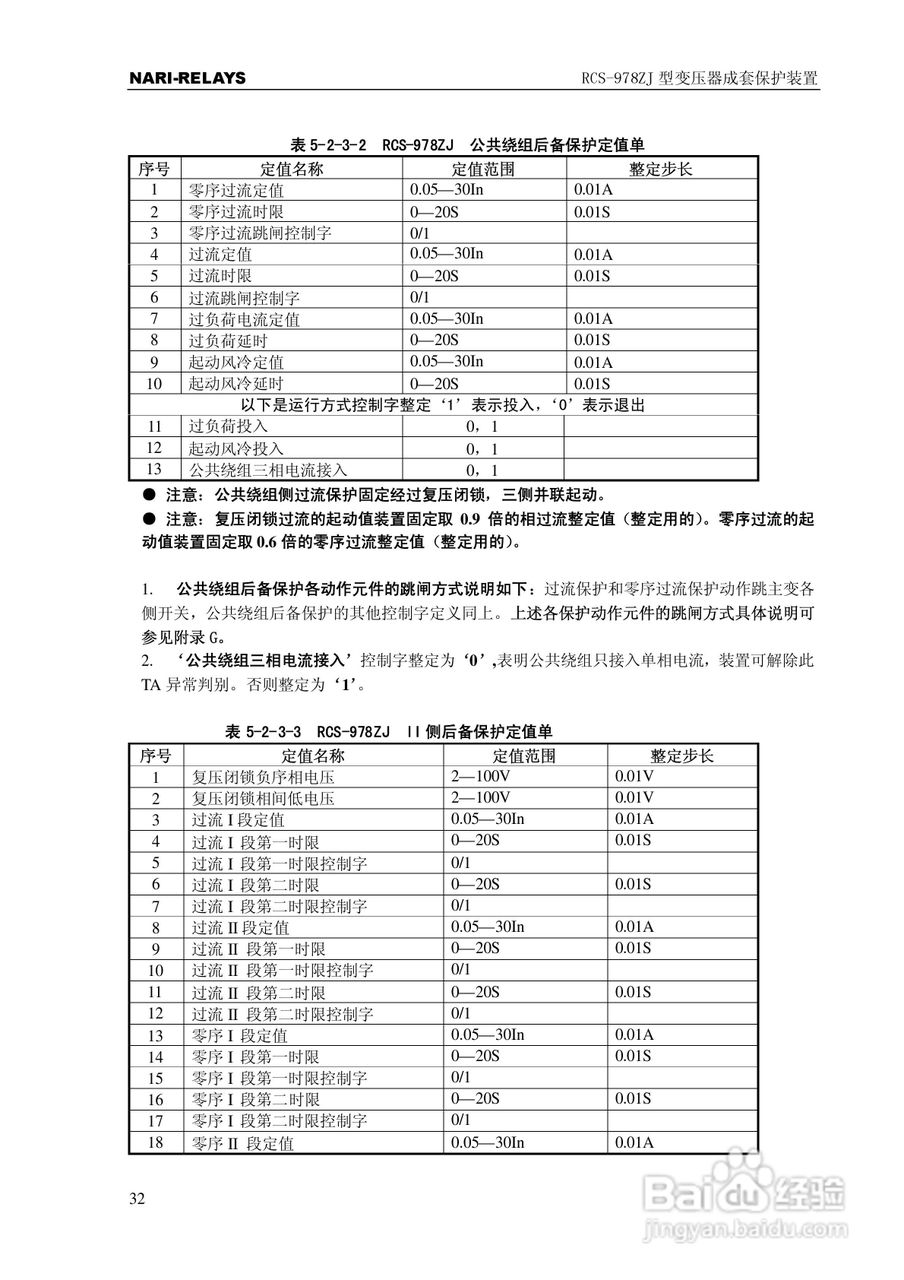 RCS-978ZJ型变压器成套保护装置使用说明书:[4]