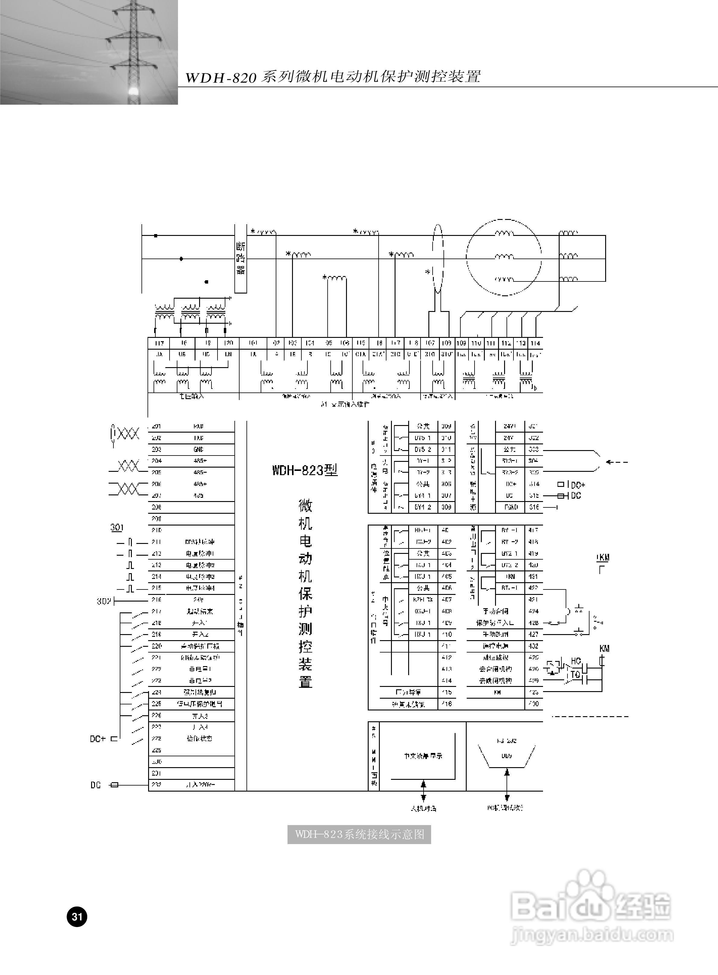 WDH-823微机电动机保护测控装置说明书:[4]