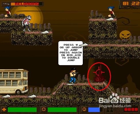 打爆僵尸救人质万圣节版-游戏攻略