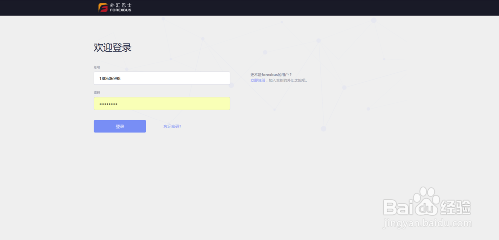 Forexbus外汇巴士跟单设置