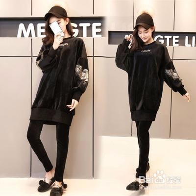 金丝绒卫衣怎么搭配