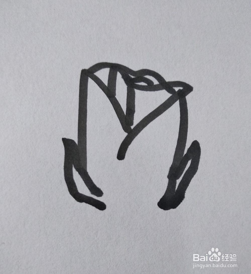 玫瑰花的简笔画怎么画