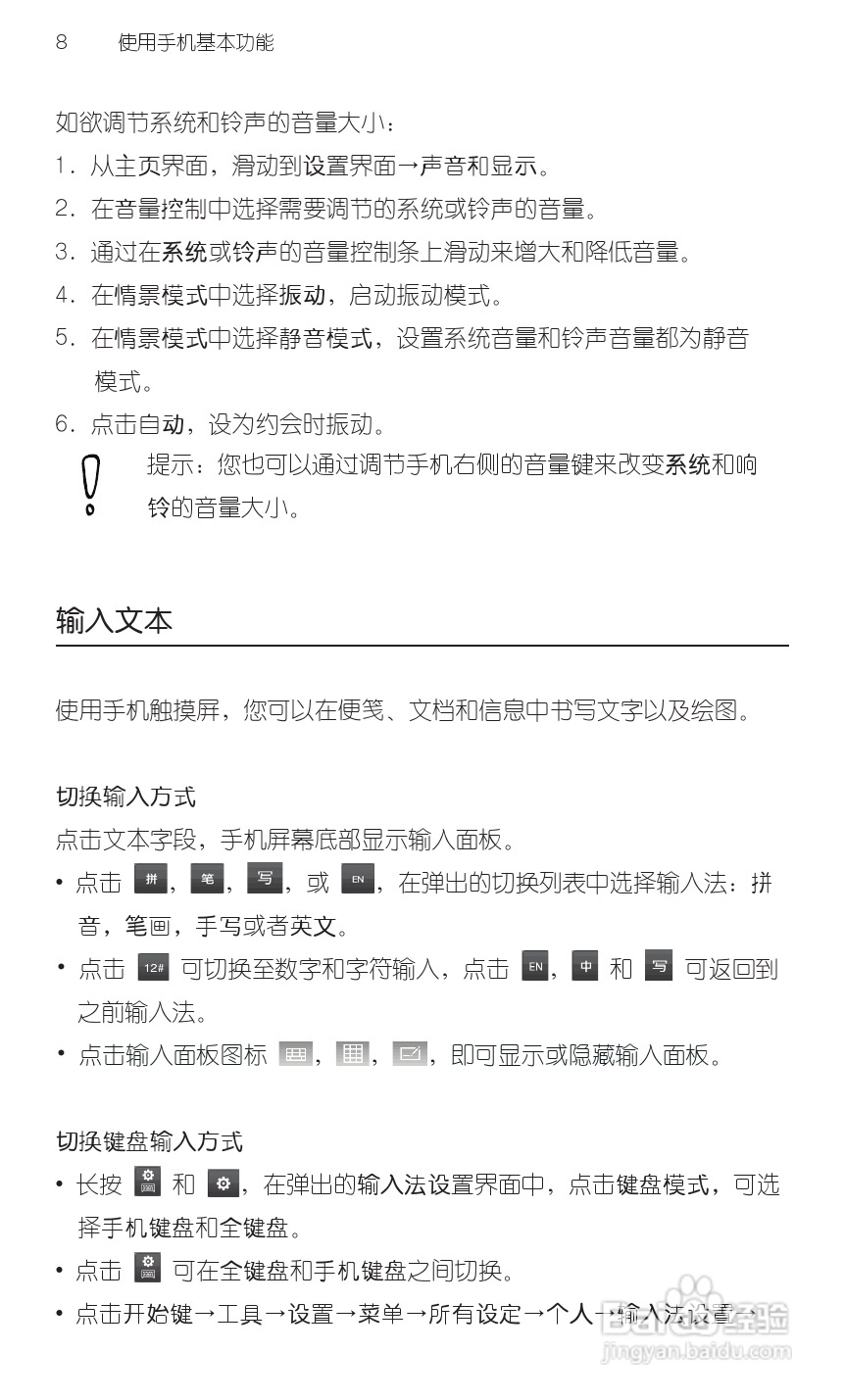 宏达HTC T9188手机使用说明书:[3]