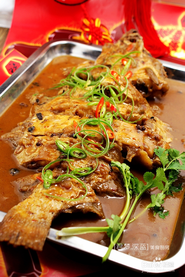 红红火火年年有鱼新年第一餐[蒜蓉辣酱烧偏口鱼]
