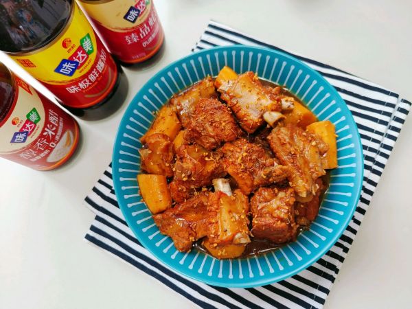 桂花糖醋山药排骨