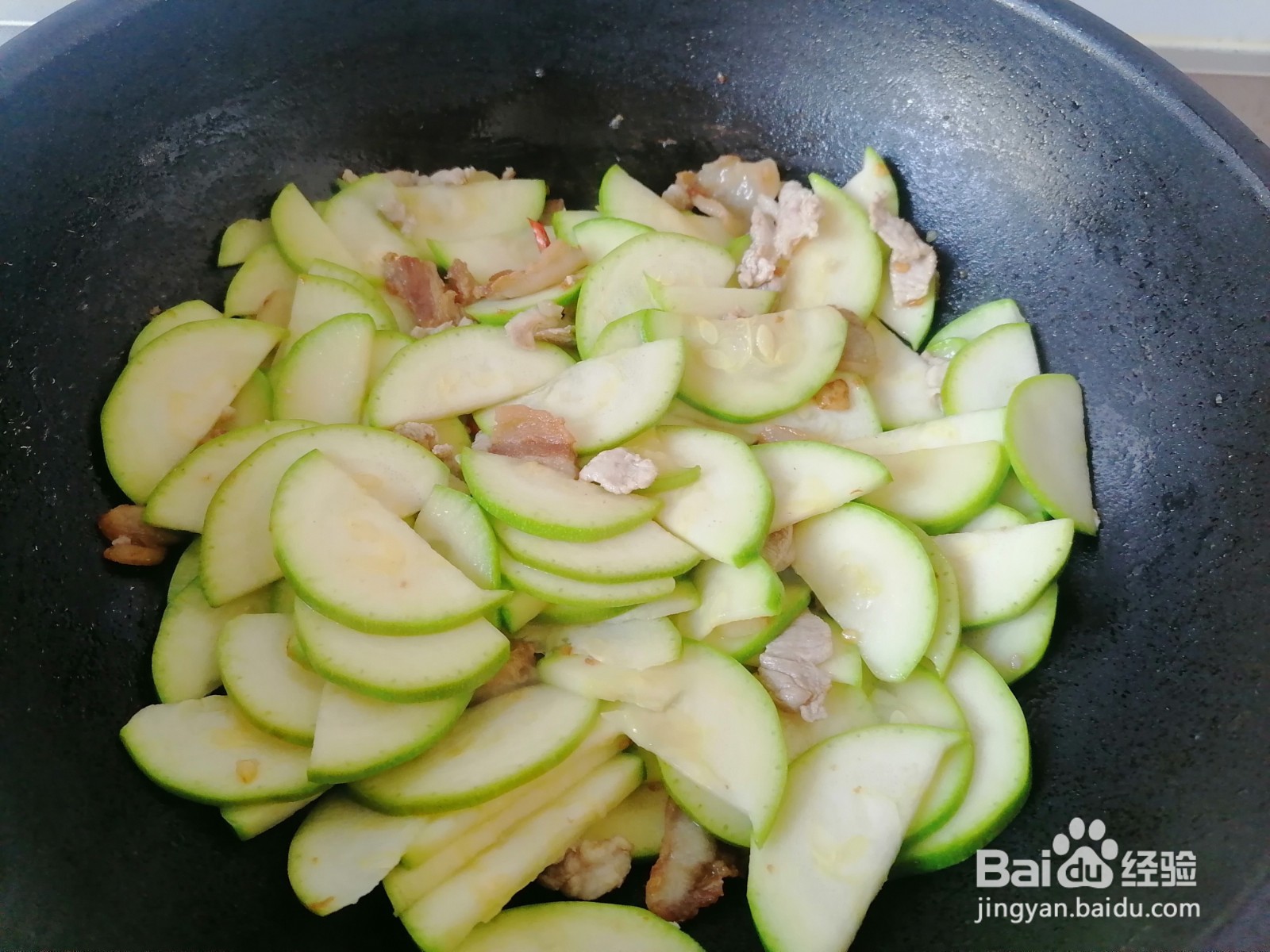 简单家常菜-西葫芦炒肉