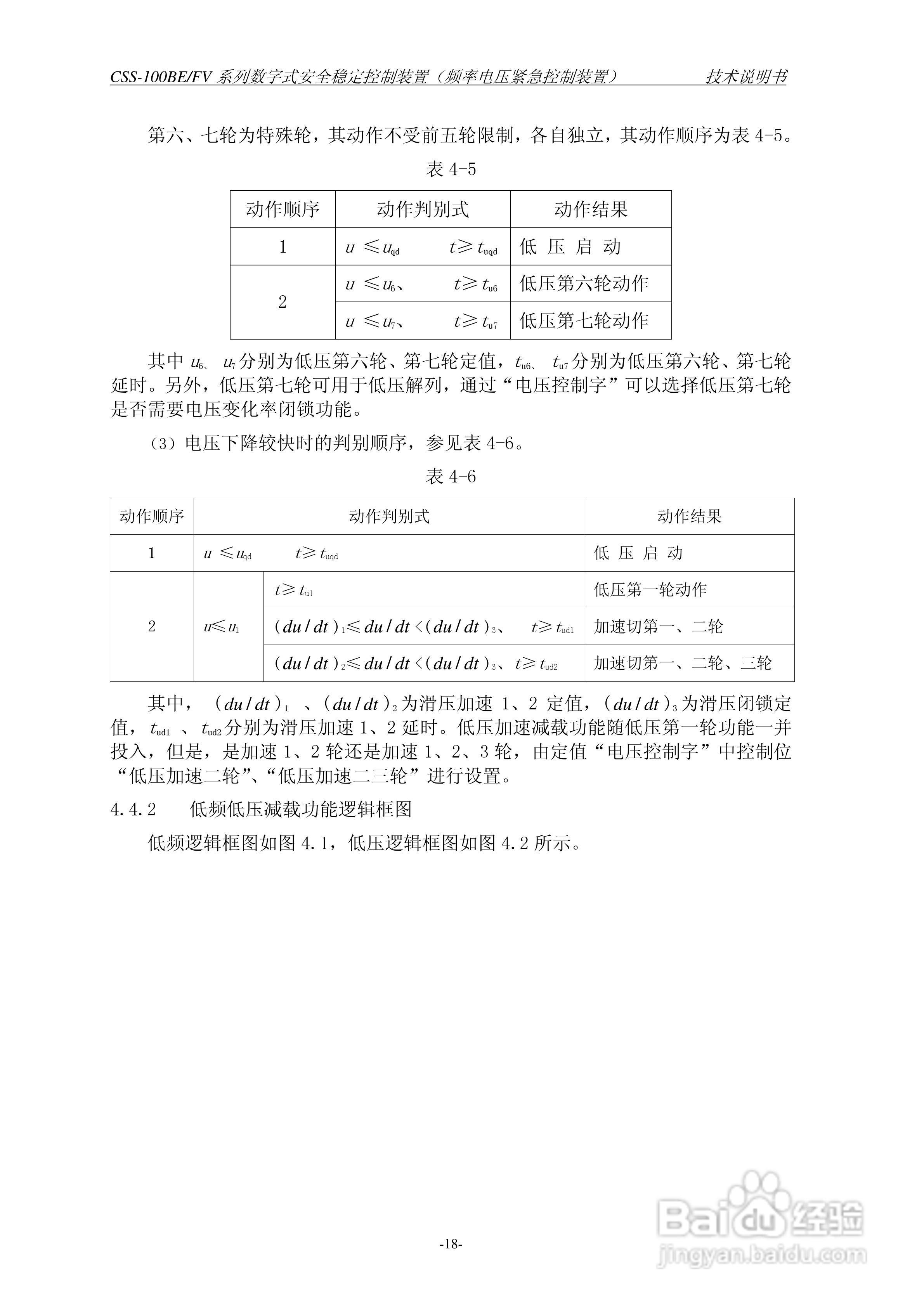四方CSS-100BE/FV2数字式安全稳定控制装置技术说明书:[3]