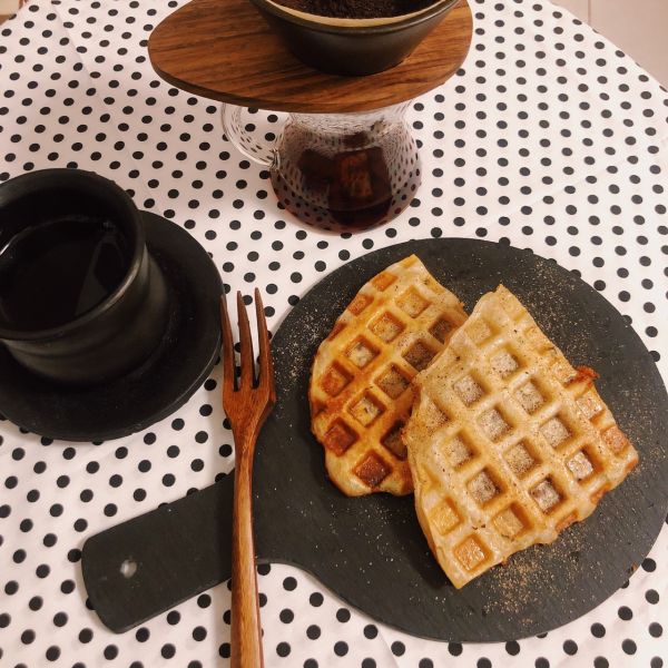 牛肉芝士华夫饼