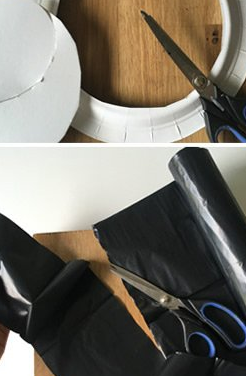 简单又可爱蝙蝠花环的手工制作教程