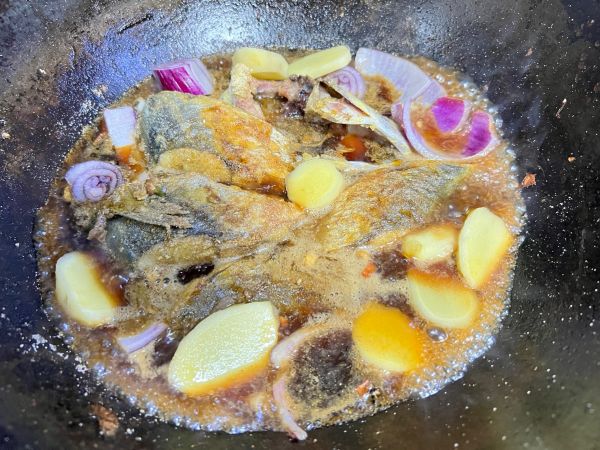 东北名菜鲅鱼炖干豆腐