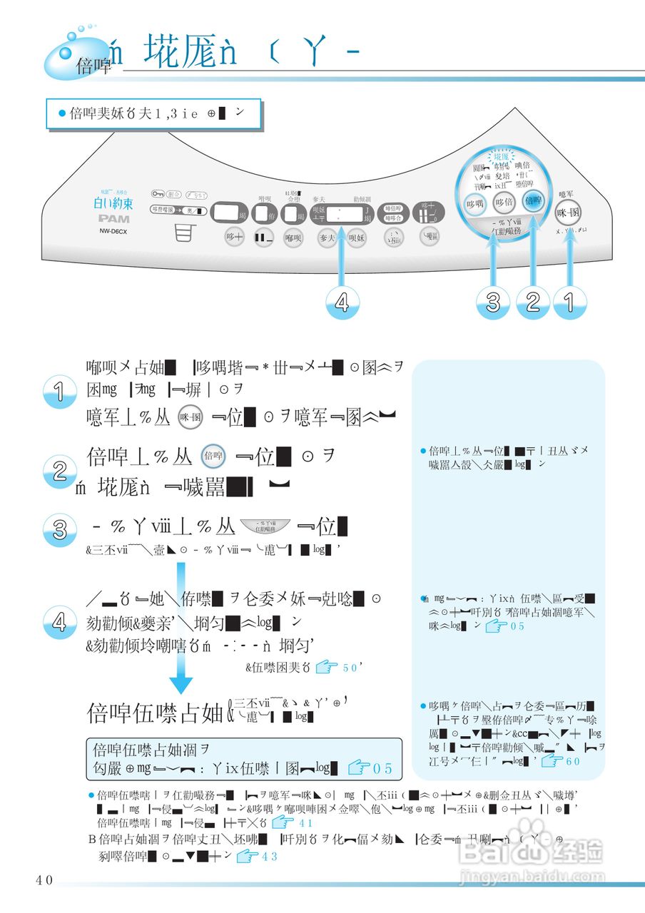 HITACHI NW-D6CX洗衣机使用说明书:[7]