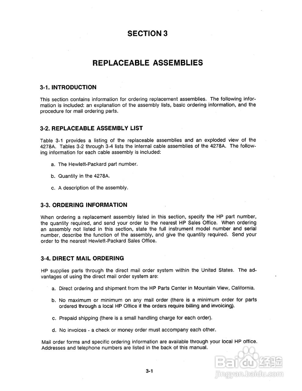 HP 4278A测试电桥使用说明书:[7]