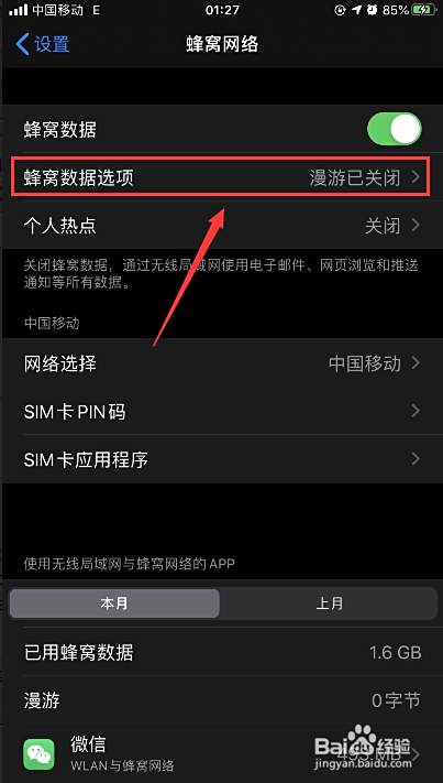 Iphone苹果手机怎么设置把lte Volte改成4g 百度经验