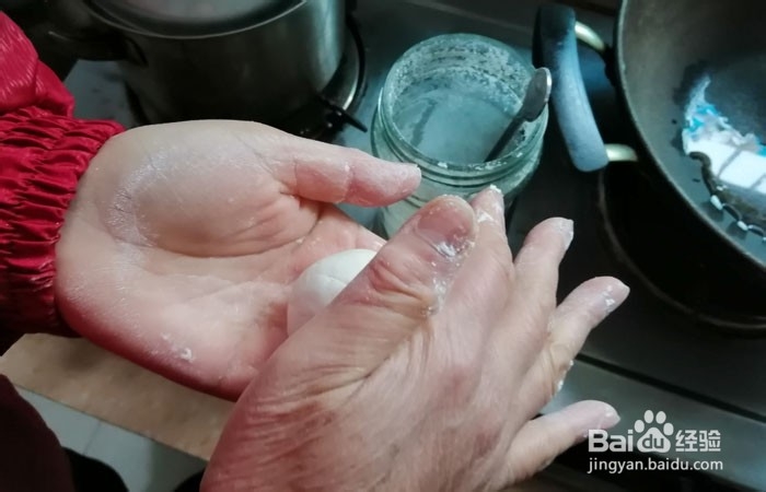 手工如何制作白糖汤圆
