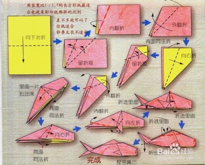 星座折纸教程--双鱼座