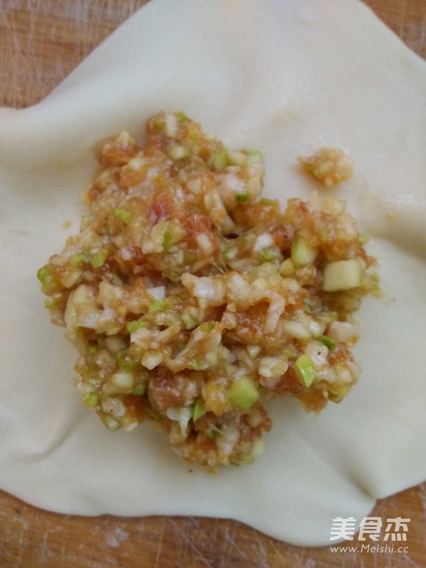 西葫芦肉馅馅饼