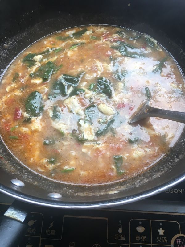 西红柿虾仁疙瘩汤