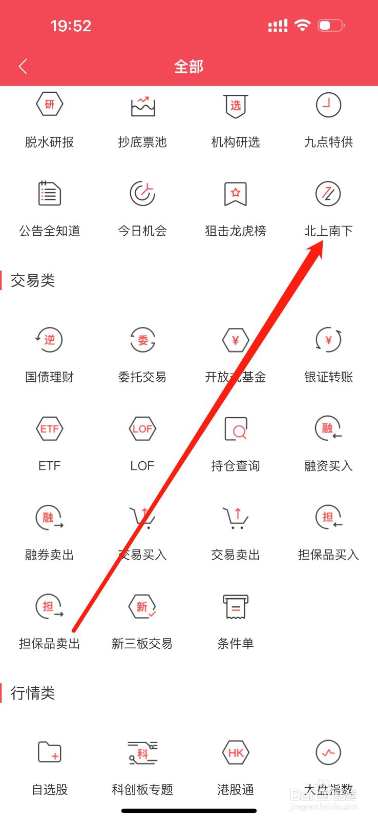 国元点金怎么查看北上南下