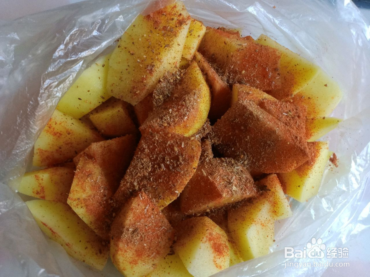 奥尔良烤薯角的做法