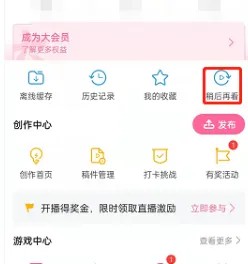 哔哩哔哩稍后观看视频在哪看