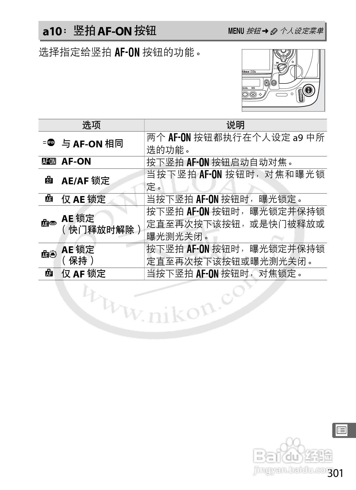 尼康D3S数码相机使用说明书:[34]
