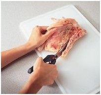 怎样把整鸡拆成许多块