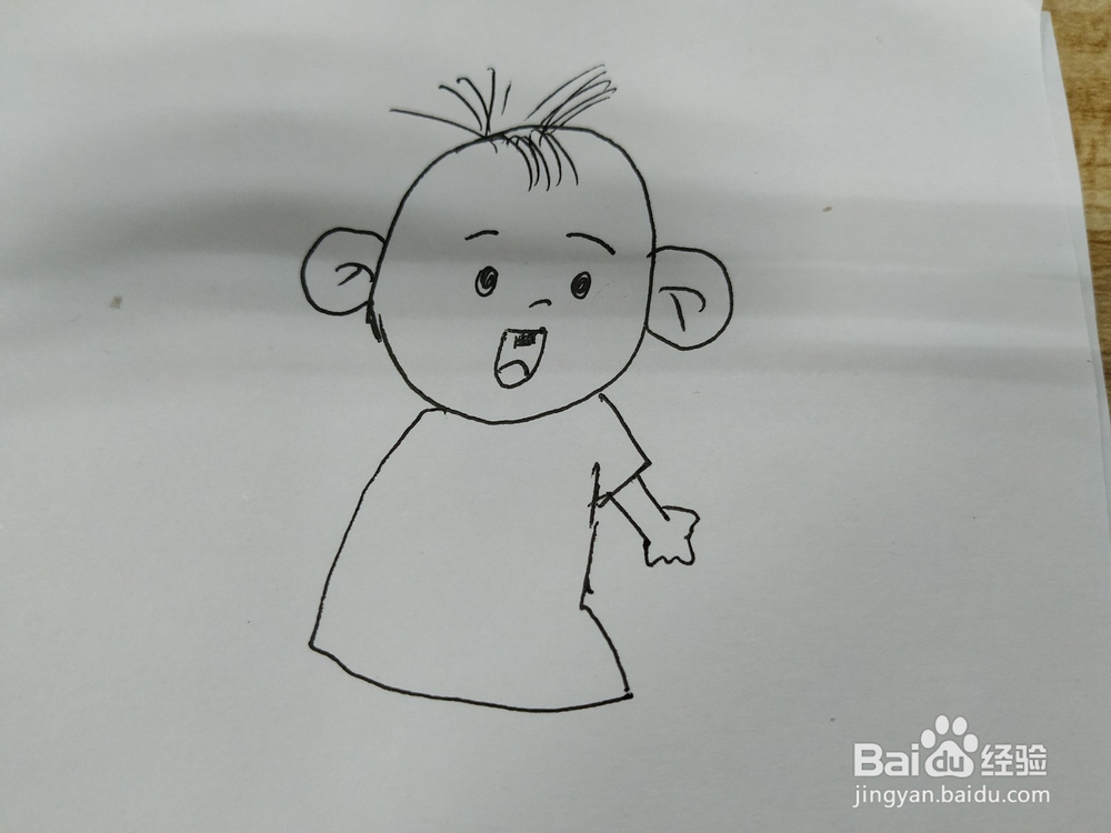大耳朵图图简笔画怎么画,怎么画大耳朵图图